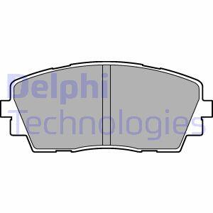 Комплект гальмівних колодок з 4 шт. дисків Delphi LP2296