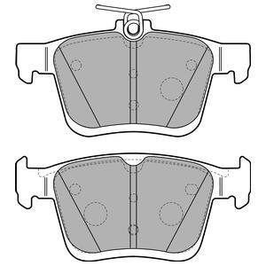 Комплект гальмівних колодок Delphi LP2490