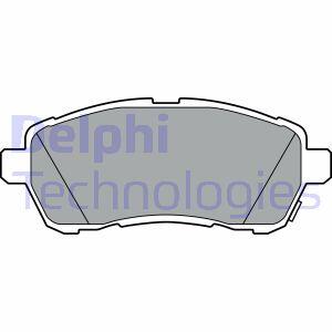 Комплект гальмівних колодок з 4 шт. дисків Delphi LP3364