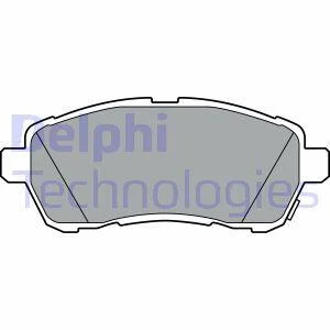 Комплект гальмівних колодок з 4 шт. дисків Delphi LP3364