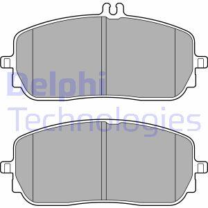 Комплект гальмівних колодок з 4 шт. дисків Delphi LP3437