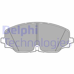 Комплект гальмівних колодок з 4 шт. дисків Delphi LP3543