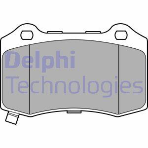 Комплект гальмівних колодок з 4 шт. дисків Delphi LP3676