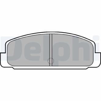 Комплект гальмівних колодок з 4 шт. дисків Delphi LP401