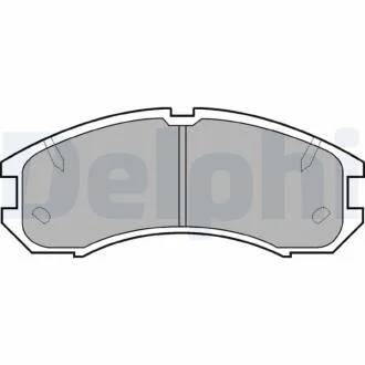 Комплект гальмівних колодок з 4 шт. дисків Delphi LP595