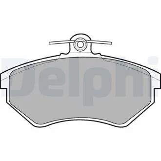 Комплект гальмівних колодок з 4 шт. дисків Delphi LP770
