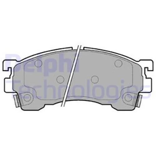 Комплект гальмівних колодок з 4 шт. дисків Delphi LP801 (фото 1)