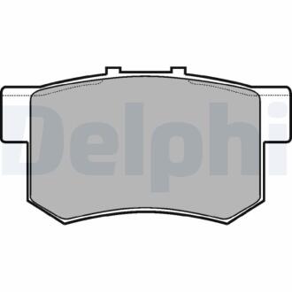 Комплект гальмівних колодок з 4 шт. дисків Delphi LP948