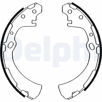 Колодки гальмівні барабанні (комплект 4 шт) Delphi LS1505