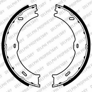 Гальмівні колодки барабані Delphi LS2018