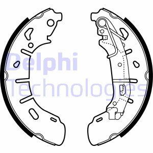 Комплект гальмівних колодок з 4 шт. барабанів Delphi LS2050