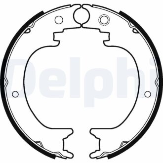 Комплект колодок стоянкових гальм Delphi LS2121