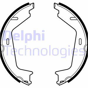 Комплект гальмівних колодок з 4 шт. барабанів Delphi LS2144