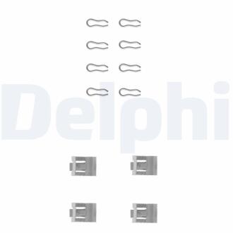 Комплект гальмівних колодок з 4 шт. дисків Delphi LX0075