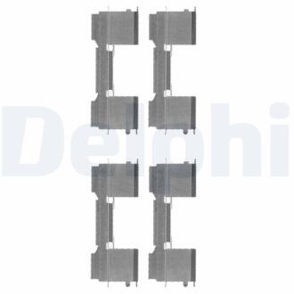Монтажний комплект гальмівних колодок JUMPER II Furgon, 04 Delphi LX0478