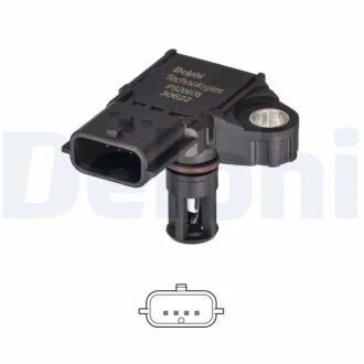 Датчик тиску у впускному колектор Delphi PS20076-12B1