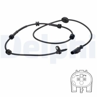 Фото датчик ABS Delphi SS20638 Датчик ABS Delphi SS20638