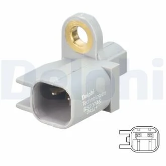 Датчик ABS частоти обертання колеса Delphi SS20746