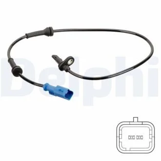 Датчик ABS частоты вращения колеса Delphi SS20748