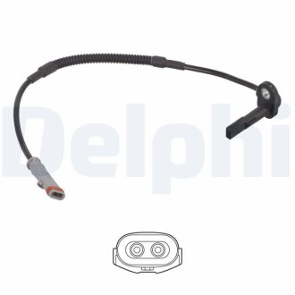 Фото датчик ABS Delphi SS21252-12B1 Датчик ABS Delphi SS21252-12B1