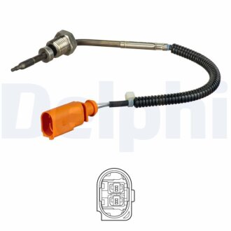 Фото датчик температури вiдпрацьованих газiв Delphi TS30146 Датчик температури вiдпрацьованих газiв Delphi TS30146