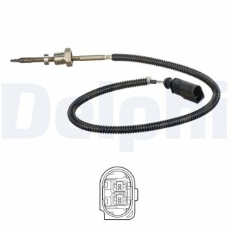Датчик температури вiдпрацьованих газiв Delphi TS30150