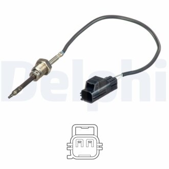 Фото датчик температури вiдпрацьованих газiв Delphi TS30151 Датчик температури вiдпрацьованих газiв Delphi TS30151