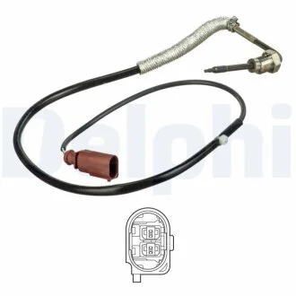 Датчик температури вiдпрацьованих газiв Delphi TS30152