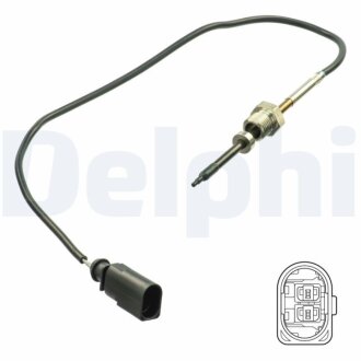 Фото датчик температури вiдпрацьованих газiв Delphi TS30165 Датчик температури вiдпрацьованих газiв Delphi TS30165