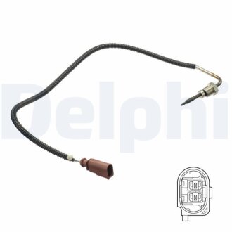 Фото датчик температури вiдпрацьованих газiв Delphi TS30173 Датчик температури вiдпрацьованих газiв Delphi TS30173
