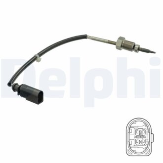 Фото датчик температури вiдпрацьованих газiв Delphi TS30251 Датчик температури вiдпрацьованих газiв Delphi TS30251