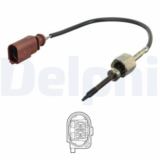 Фото датчик температури вiдпрацьованих газiв Delphi TS30262 Датчик температури вiдпрацьованих газiв Delphi TS30262