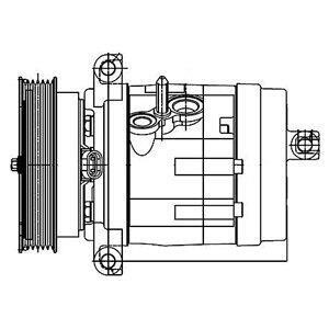 Компресор кондиціонера Delphi TSP0155984