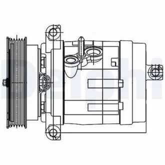 Компресор кондиціонера Delphi TSP0155984
