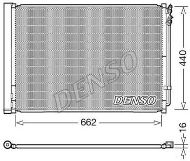 Конденсер кондиціонера DENSO DCN05032