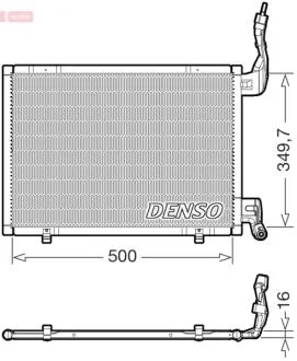 Радіатор кондиціонера DENSO DCN10064