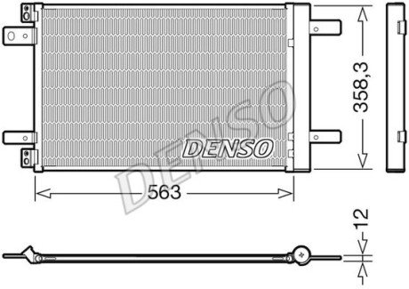 Конденсер кондиціонера DENSO DCN21032