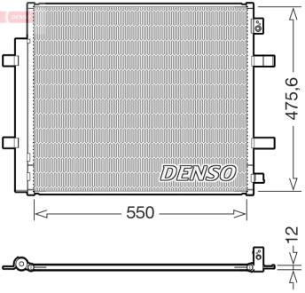 Радіатор кондиціонера DENSO DCN32073