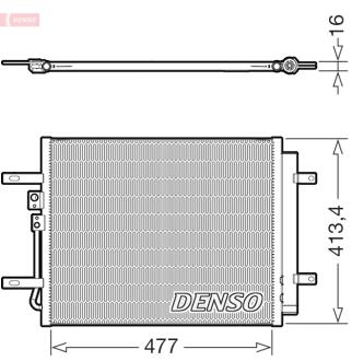 Радіатор кондиціонера DENSO DCN41029