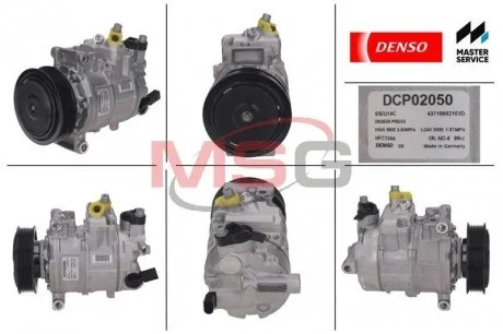 Компрессор кондиціонера VW Golf VI 1,6TDI 2,0TDI, Passat 10>14, Tiguan 08> DENSO DCP02050