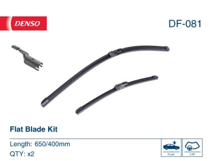 Безрамний набір склоочисників Flat 650/400 DENSO DF081