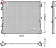Радіатор охолоджування DENSO DRM05018 (фото 1)