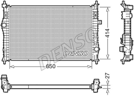 Радіатор охолоджування DENSO DRM21104 (фото 1)