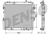 Радіатор охолоджування DENSO DRM50045 (фото 1)