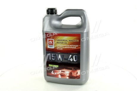 Олива моторн. <ДК> 15W-40 SF/CC (Канiстра 4л) DK-Дорожная Карта 4102981305