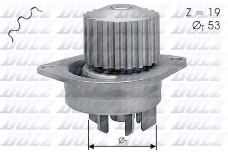 Насос системи охолодження DOLZ C113