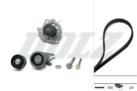 Насос системи охолодження DOLZ KD114