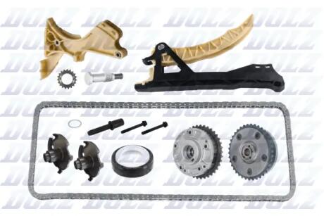 Комплект ланцюга ГРМ з ваносними шестернями BMW N42/N46 1,6/1,8 DOLZ SKCB012V