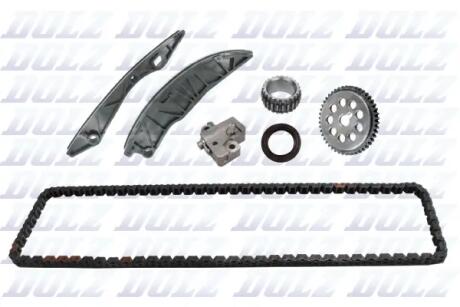 Комплект ланцюга ГРМ з шестернями HYUNDAI 1,4/1,6 G4FA/G4FC DOLZ SKCH015