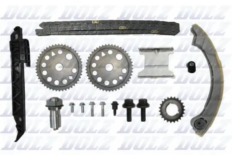 Комплект ланцюга ГРМ з шестернями OPEL Z22SE DOLZ SKCO024